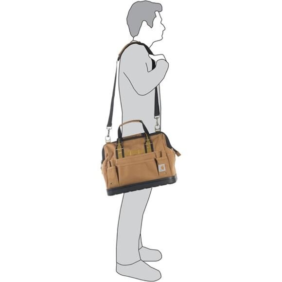 Legacy Tool Bag 16-Inch w/ Molded Base, Carhartt Brown - Picture 5 of 6